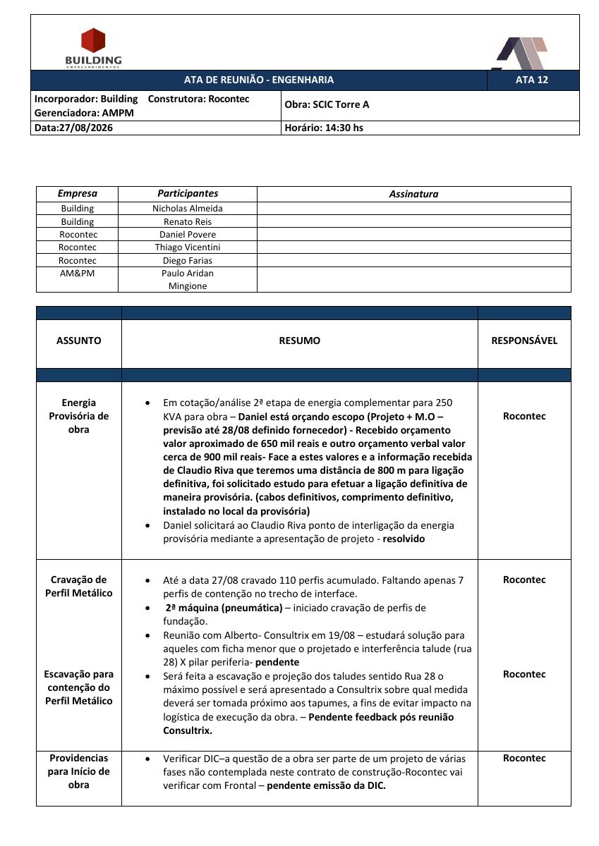 Pré-visualização da ATA REUNIÃO 12 - SCIC TORRE A