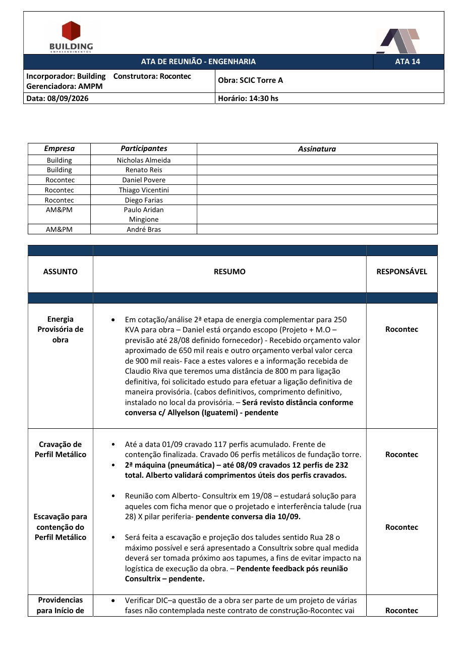 Pré-visualização da ATA REUNIÃO 14 - SCIC TORRE A