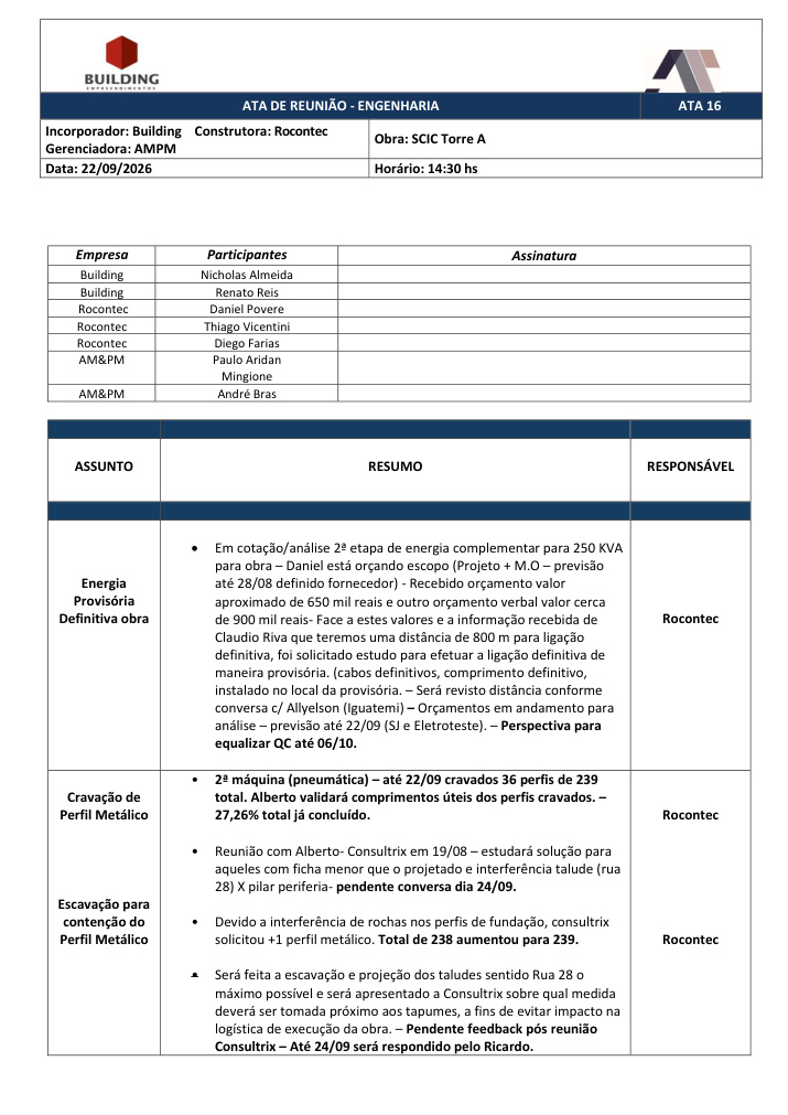Pré-visualização da ATA REUNIÃO 16 - SCIC TORRE A